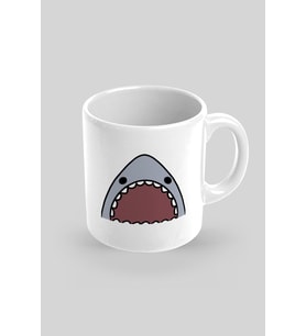 Shark Baskılı Kupa Bardak