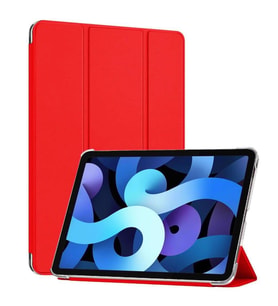Huawei Mate Pad T10 / T10S Kılıf PU Deri Smart Standlı Case (Kırmızı)