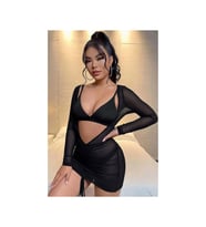 HotFlirt NL 3445 Sütyenli Mini Çekici Elbise