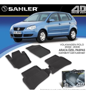 Volkswagen Polo Havuzlu Paspas 4,5D Sahler 2002-2009 Arası