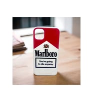 Iphone 11 Uyumlu Marlboro Baskılı Içi Kadife Lansman Kılıf