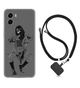 Vivo Y15S Y32 Y33S Y51 Y53S Kılıf Boyun Askılı Silikon Purest Evil 1627
