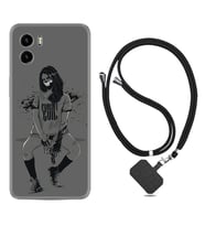 Vivo Y15S Y32 Y33S Y51 Y53S Kılıf Boyun Askılı Silikon Purest Evil 1627