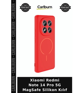 Xiaomi Redmi Note 14 Pro 5G MagSafe Silikon Kılıf Muhafaza Modern Ekipman