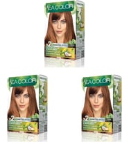 Sea Color Amonyaksız, Vegan, Doğal, Besleyici Kalıcı Saç Boyası%100 Beyaz Kapama (1 Paket 2 X 50 Ml