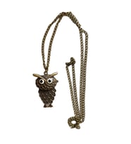 Schulzz Owl Art Studio Baykuş Motifli Köstekli Zincirli Quartz Cep Saati