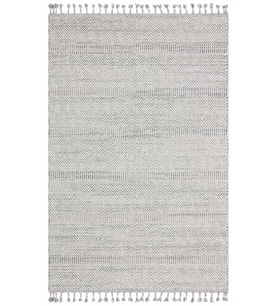 Bukleli Yüzey Gri Halı Salon Halısı Modern Geometrik Desenli Koridor Uyumlu Makine Dokuma