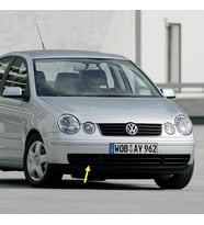 VW Polo 2002-2005 Ön Tampon Sağ Izgarası Kapağı Sissiz 6Q0853666D