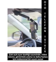 Kompakt Dayanıklı Dik Yatay Kullanım 1080 Derece Ayarlanabilir Çok Açılı Araç İçi Telefon Tutucu