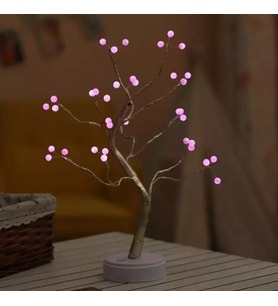 Peri Işık Ruhu Bonsai Ağacı Mini Toplu Gece Lambası