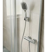 Siyah Duş Başlığı Seti Spiral Hortumlu El Duşu Ve Duvar Askısı Banyo Seti