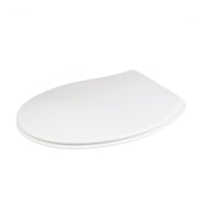 Çelk Ayna Amortisörlü Yavaş Kapanır Oval Klozet Kapağı Metal Montaj Vidalı-716