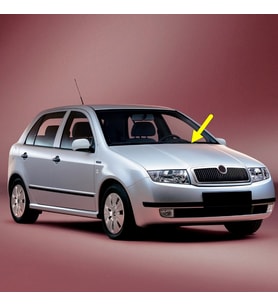 Skoda Fabia MK1 2000-2008 Ön Cam Sol Silecek Kolu 6Y1955409