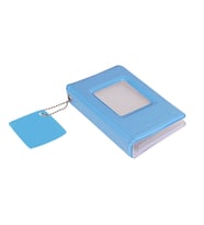 Instax Mini Polakart Fotoğraf Albümü+10adet Resim (Mavi)