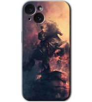 İphone 15 Plus Kılıf HD Desen Baskılı Kılıf - Atatürk Portre