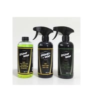 Shine Wax Seramik Şampuan & Hızlı Cila & Lastik Parlatıcı Sprey 500 ml 3'lü Set