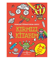 Kırmızı Kitabım - Renkleri Öğreniyorum Serisi