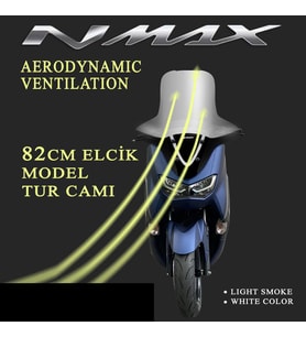 Yamaha Nmax 125/155 2021-2023 Siperlik Ön Cam 82 cm Füme
