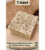 #sabun %100 Doğal Güzel Kokulu El Yüz Saç Cilt Vücut Orijinal Biberiye Sabunu 120g - 7 Adet