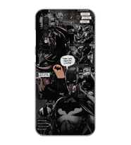 Samsung Galaxy A50 - A30S Uyumlu Batman Aesthetic Tasarımlı Şeffaf Telefon Kılıfı