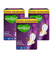 Molped Supernight Gece Bariyer Koruması 16 lı Gece 3 Adet