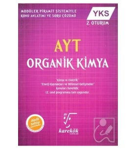 Karekök Yayınları Karekök Ayt Organik Kimya Yks 2.oturum Yeni (Çok Renkli)