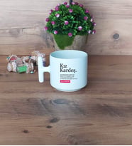 Kız Kardeş Kupa Bardak T Kulplu Kız Kardeşe Doğum Günü Hediyesi