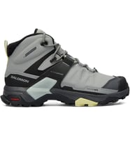 Salomon X Ultra 4 Mid Waterproff Leather Womens Boot Hakiki Deri Su Geçirmez Nefes Alabilen Kadın Bot Gri