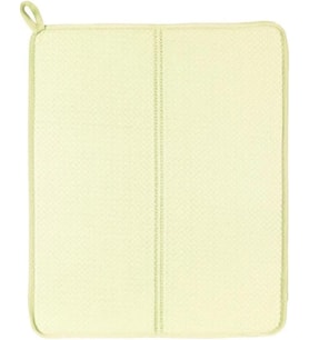 Bulaşık Kurutma Matı Tezgah Üstü Bulaşık Suyu Emici 44x33cm Kurutucu Bulaşık Altlığı (Krem, 17cmx13cm)