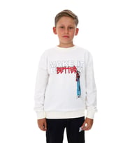 Erkek Çocuk Make It Better Yazılı Sweatshirt