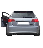 Audi A3 8P 2005 - 2008 4 Kapı RS Spoiler (Plastik)