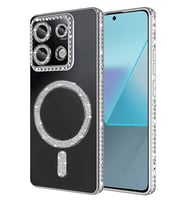 Redmi 13C Joke Simli Magneticsafe Kılıf - Gümüş