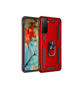 Samsung Galaxy S21 Plus Uyumlu Kılıf Zore Vega Kapak (Kırmızı)
