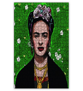 Cakapuzzle Frida Kahlo Çizim Puzzle Yapboz MDF (Ahşap) (120 Parça)