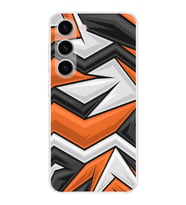 Samsung Galaxy S23 Plus  Kamera korumalı Kapak Grafiti Tasarımlı  Şeffaf Kılıf