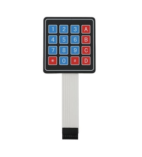 4 X 4 Matrix Membran Keypad 16 Buton Tuş Takımı Keyboard Klavye Alarm Şifre Kilit