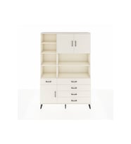 Arges Gardrop 9 Raflı 5 Çekmeceli 3 Kapaklı 132x30x195 Aytaşı-Aytaşı