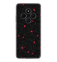 Xiaomi 14C Kılıf Boutique Baskılı Resimli Siyah Kalp ve Ok Pcode -064