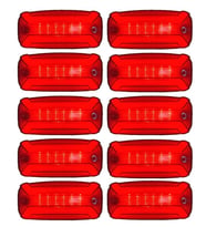 Neon Ledli Yan Dorse Kasa Lambası 12-24 Volt Kırmızı