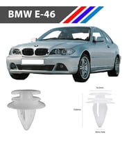 Bmw E46 Kapı Döşeme Klipsi 25 Adetli Paket