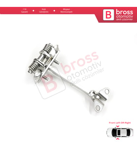 Citroen C5 MK1 2001-2008 9181G0 İçin Ön Sağ veya Sol Kapı Gergi Yayı