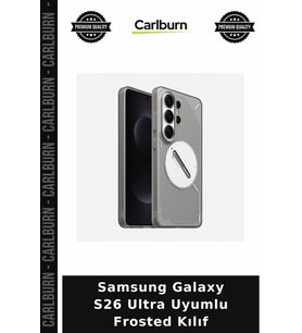 Samsung Galaxy S26 Ultra Uyumlu Frosted Kılıf Gündelik Kullanım Şık Detaylı Stil Sahibi