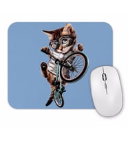 Cat Kedi Bisiklet Şov Mouse Pad.jpg