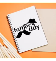 Babalar Günü Tasarımlı Defter
