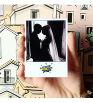 POLAROİD FOTOĞRAF DESENLİ 12 ADET
