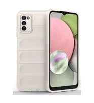 Newface Samsung Galaxy A03S Kılıf Optimum Silikon - Krem