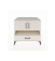 Kronos Şifonyer 3 Raflı Tek Çekmeceli 2 Kapaklı 88x59x80 Aytaşı-Aytaşı