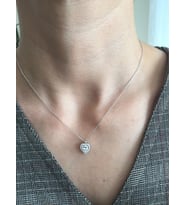 Zeta Jewel 925 Ayar Gümüş Zirkon Taşlı Kalp Kolye - Zarif ve Işıltılı Tasarım - Özel Hediye Kutulu