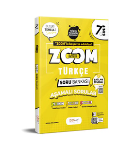 7. Sınıf Türkçe Soru Bankası Zoom Serisi Günay Yayınları