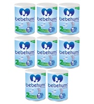 Bebehum 2 Numara Teneke Devam Sütü 6-9 Ay 400 gr x 8 Adet